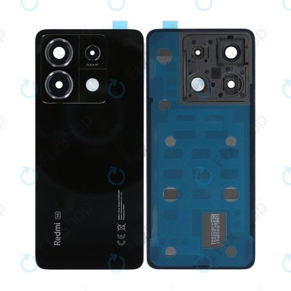 Xiaomi Redmi Note 13 Pro 5G 2312DRA50C - Bateriový Kryt (Midnight Black) - 5600090N1600 Genuine Service Pack