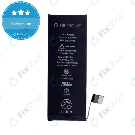 Baterie pro iPhone SE, 1624mAh, FixPremium