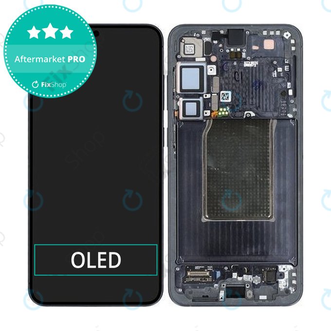 Samsung Galaxy S25 Plus - LCD Displej + Dotykové Sklo + Rám (Blueblack) OLED
