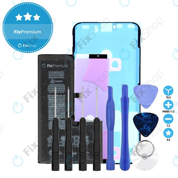 Baterie pro iPhone XS, 2658mAh, Lepka (Adhesive), Nářadí, FixPremium
