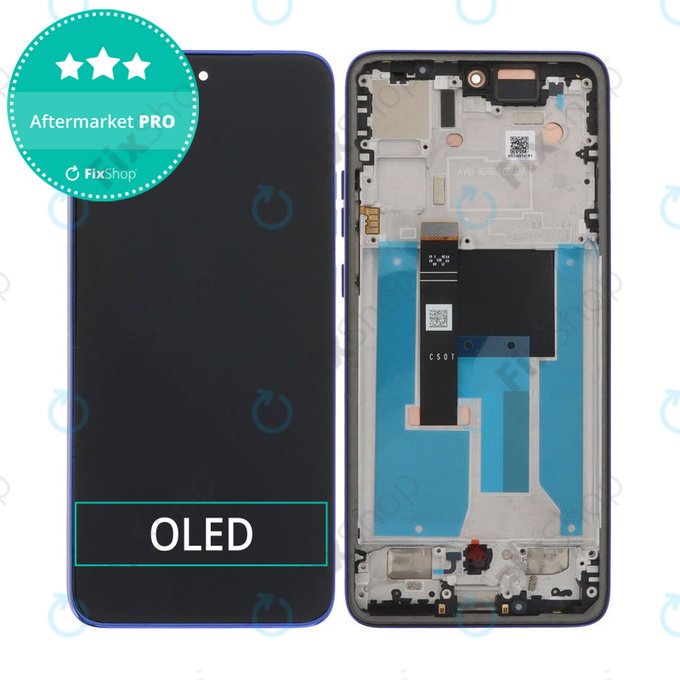 Motorola Edge 50 Neo - LCD Displej + Dotykové Sklo + Rám (Nautical Blue) OLED