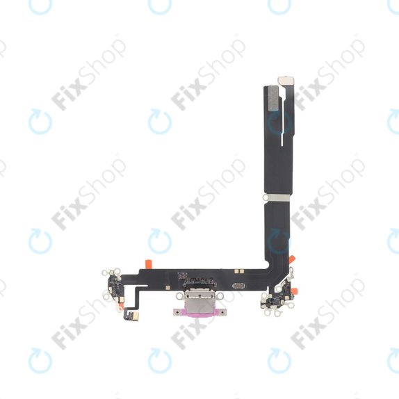 Apple iPhone 16 Plus - Nabíjecí Konektor + Flex Kabel (Pink)