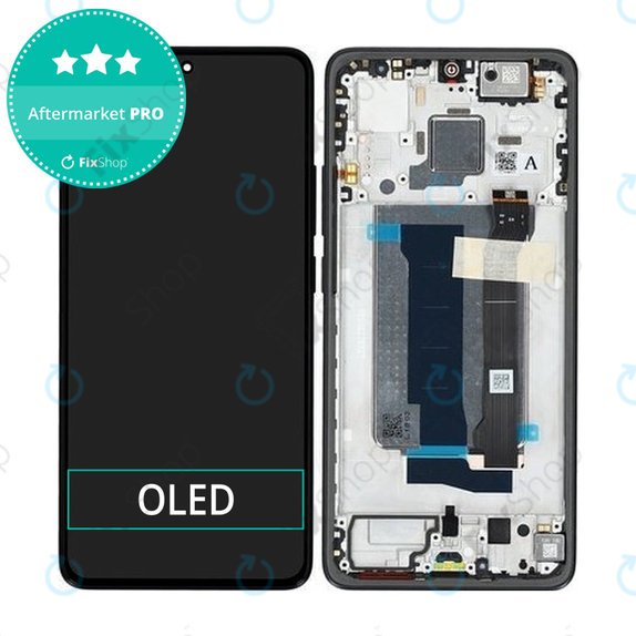 Xiaomi Poco X7 Pro - LCD Displej + Dotykové Sklo + Rám (Black) OLED