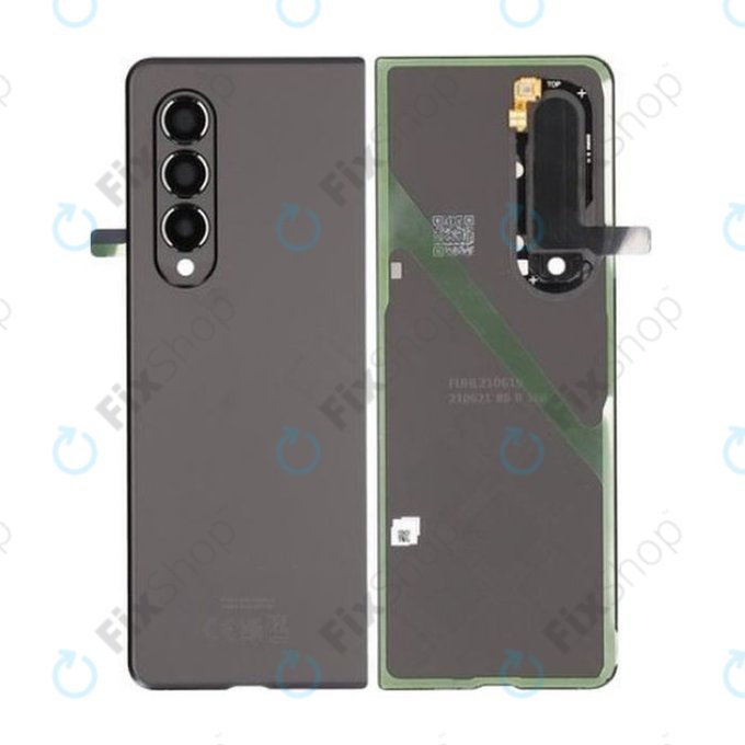 Samsung Galaxy Z Fold 3 F926B - Bateriový Kryt (Phantom Black) - GH82-26312A Genuine Service Pack