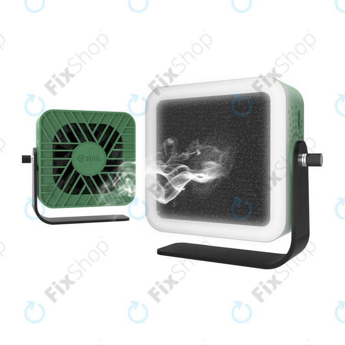 Odsavač kouře a ventilátor s LED osvětlením, 2UUL DA98