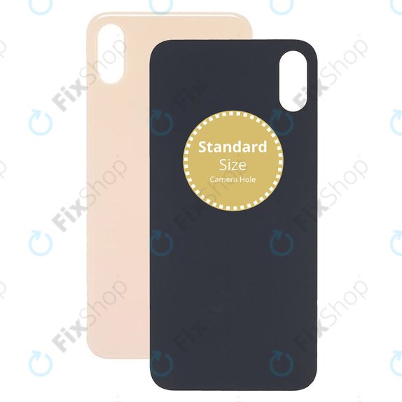 Apple iPhone XS - Sklo Zadního Housingu (Gold)
