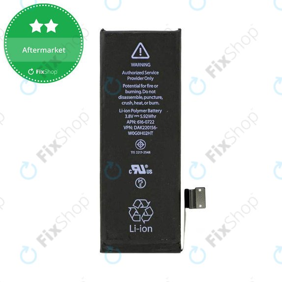 Baterie pro iPhone 5S, 1560mAh