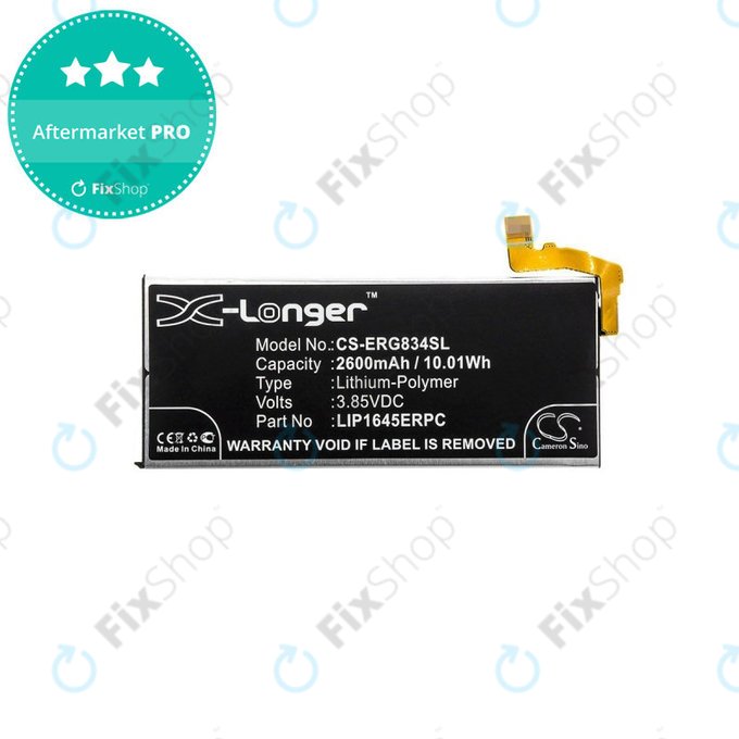 Baterie pro Sony Xperia XZ1 G8341, 2600mAh, Li-Pol, 3.85 V, LIP1645ERPC, HQ