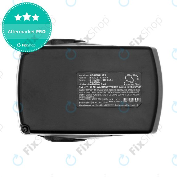 Baterie pro Hilti B22 Ag 125-A22, Wsr 22-A, 4000mAh, Li-Ion, 21.6V, B22/2.6, HQ