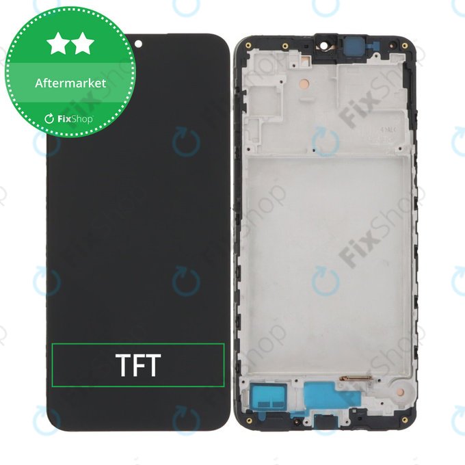 Samsung Galaxy A16 5G - LCD Displej + Dotykové Sklo + Rám (Blue Black) TFT