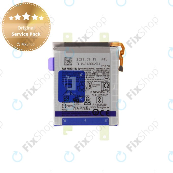 Baterie pro Samsung Z Flip7 FE, Sub, EB-BF742ABE, GH82-37737A, Genuine Service Pack