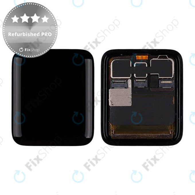 LCD Displej pro Apple Watch 2 38mm, Dotykové sklo bez rámu, Refurbished PRO