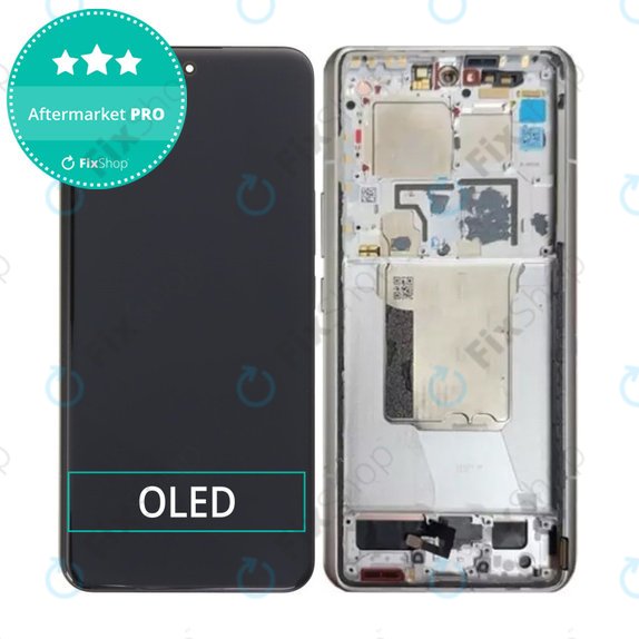Xiaomi 14 Ultra - LCD Displej + Dotykové Sklo + Rám (White) OLED