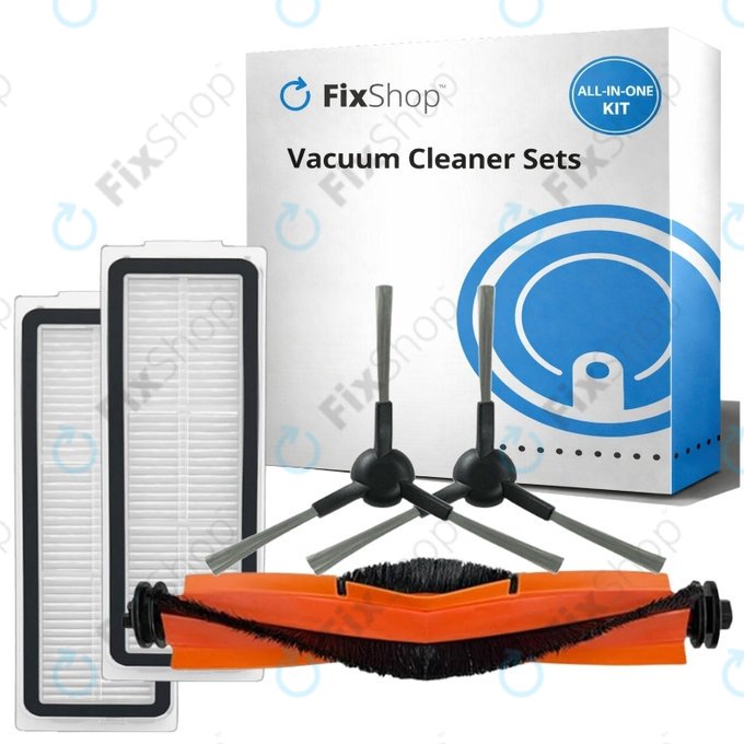 Sada náhradních dílů pro Xiaomi Robot Vacuum X20 Max, X20 Pro (1x Hlavní kartáč, 2x Filtr, 2x Boční kartáč)
