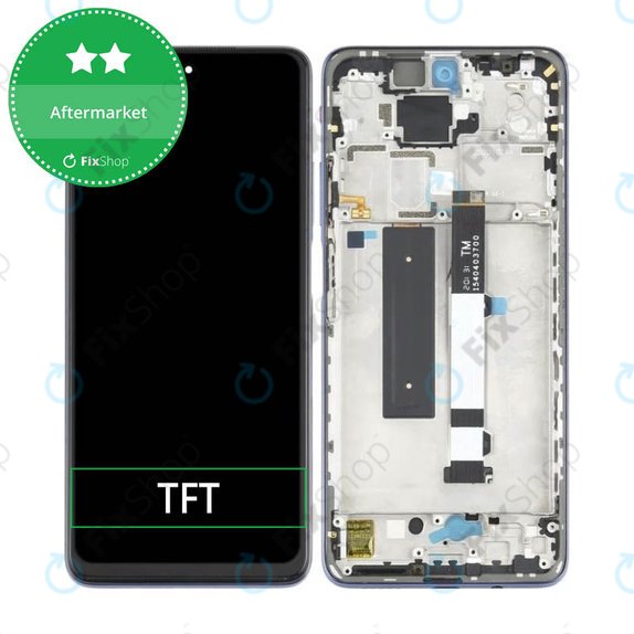 Xiaomi Mi 10T Lite 5G - LCD Displej + Dotykové Sklo + Rám (Pearl Gray) TFT