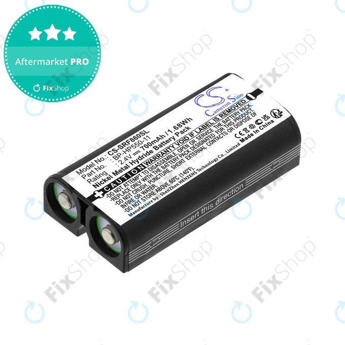 Baterie pro Sony MDR, BP-HP550-11, Ni-MH, 2.4V, 700mAh, HQ