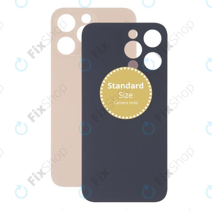 Apple iPhone 13 Pro - Sklo Zadního Housingu (Gold)