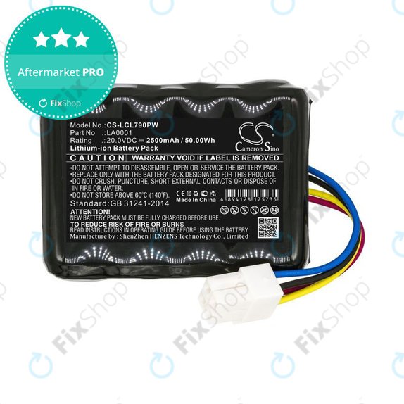 Baterie pro Landxcape LX797, Ferrex 800m2 2021, 2500mAh, Li-Ion, 20V, LA0001, HQ