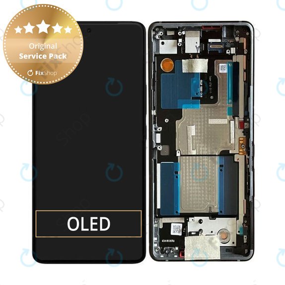 Asus Zenfone 11 Ultra - LCD Displej + Dotykové Sklo + Rám (Eternal Black) - B90AI00N1-R20010 Genuine Service Pack