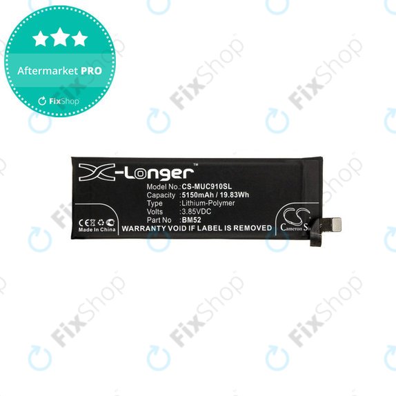 Baterie pro Xiaomi Mi Note 10 M190F4AG, 5150mAh, Li-Pol, 3.85 V, BM52, HQ