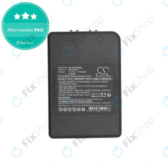 Baterie pro Autec E16, Modular MJ, MK, 700mAh, Ni-MH, 7.2V, MBM06MH, HQ