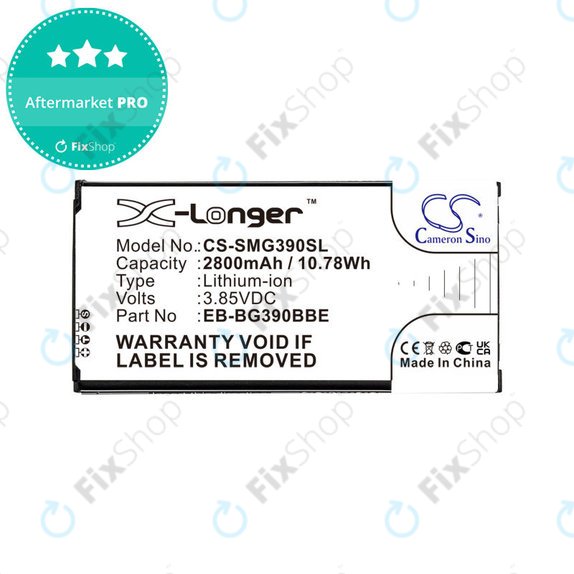 Baterie pro Samsung Galaxy Xcover 4, 4S, 2800mAh, Li-Ion, 3.85V, EB-BG390BBE, HQ