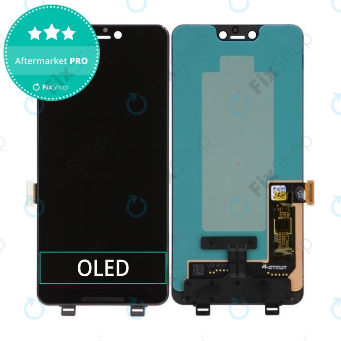 Google Pixel 3 XL - LCD Displej + Dotykové Sklo OLED