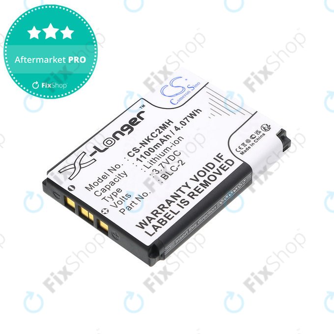 Baterie pro Nokia 3310, 3330, 1220, 1260, 3560, 5510, 6650, 6800, BLC-2, Li-ion, 3.7V, 1100mAh, HQ