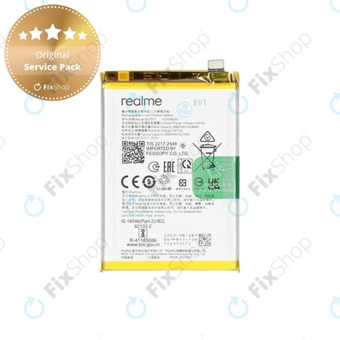Realme 9i, 9 Pro - Baterie BLP911 5000mAh - 4200013 Genuine Service Pack