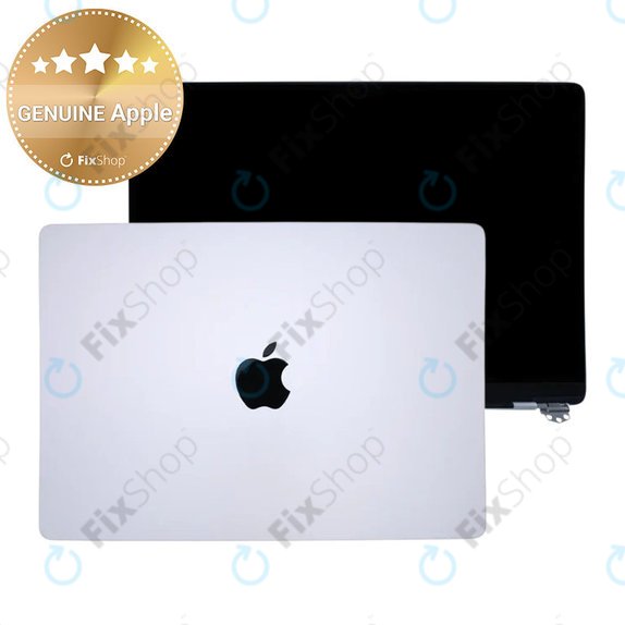 LCD displej pro MacBook Pro 14", A3112, A3185 (2024), s předním sklem a krytem, Silver, 661-41792, Genuine Apple