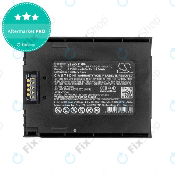 Baterie pro Zebra Tc51, Tc52, Tc56, Tc57, 4200mAh, Li-Ion, 3.7V, BT-000314-01, HQ