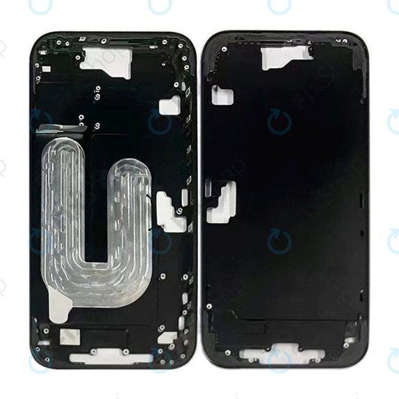 Apple iPhone 16 Plus - Střední rám + Tlačítka zapínání + Hlasitosti (Black)